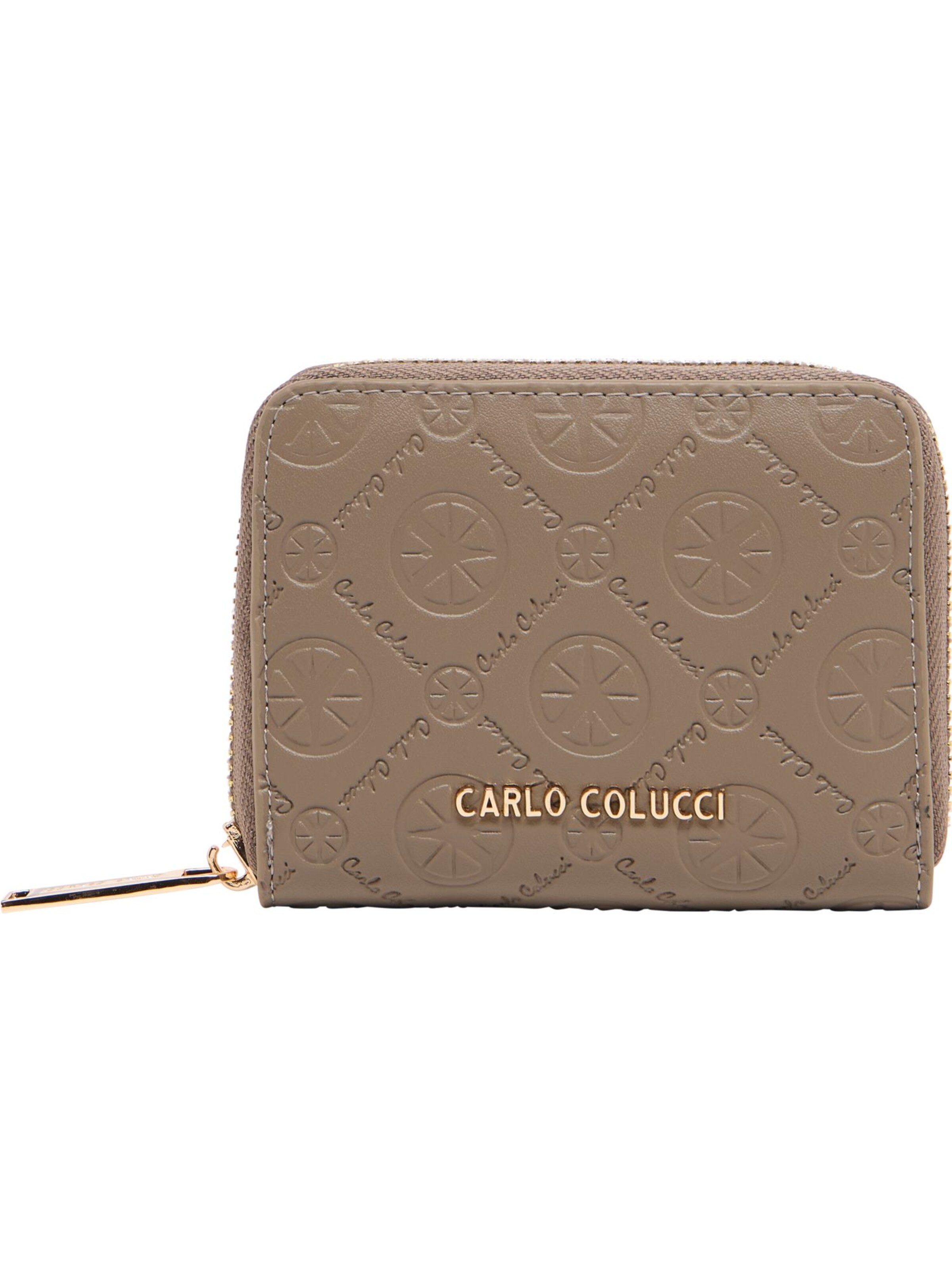Carlo Colucci Portemonnaie 'Eicke' in Beige: Vorderseite