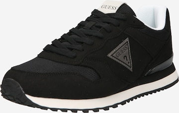 GUESS - Zapatillas deportivas bajas 'REGGIO' en negro: frente