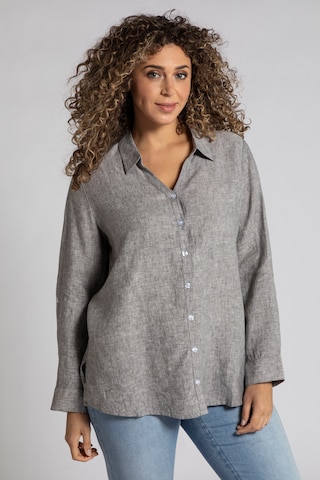 Ulla Popken Blouse in Grey: front