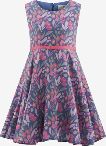 Robe happy girls en bleu : devant