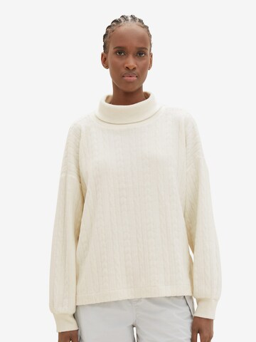 Pullover di TOM TAILOR in beige: frontale