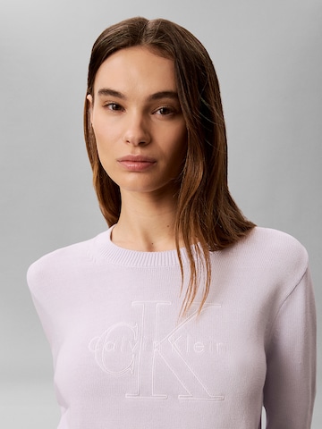 Calvin Klein Jeans Regular Sweater in Purple
