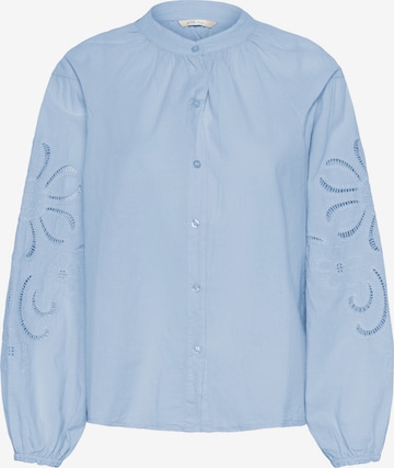 Chemisier 'Timia' Cream en bleu : devant