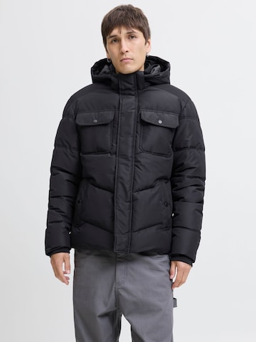 JACK & JONES Winterjas in Zwart: voorkant