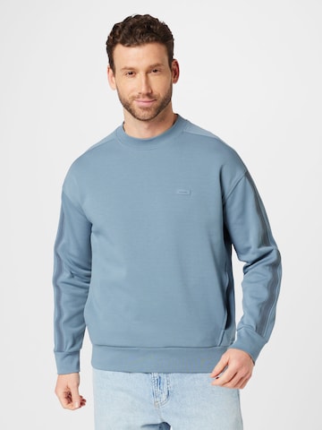 Calvin Klein Sweatshirt in Blauw: voorkant