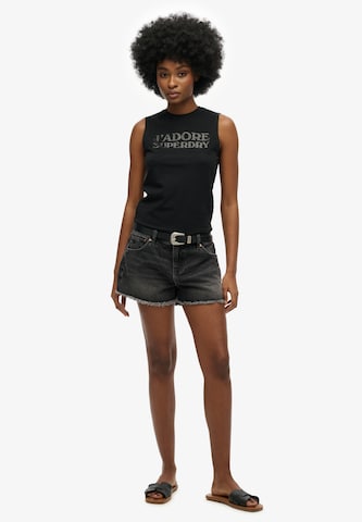 Superdry Funktionsshirt in Schwarz