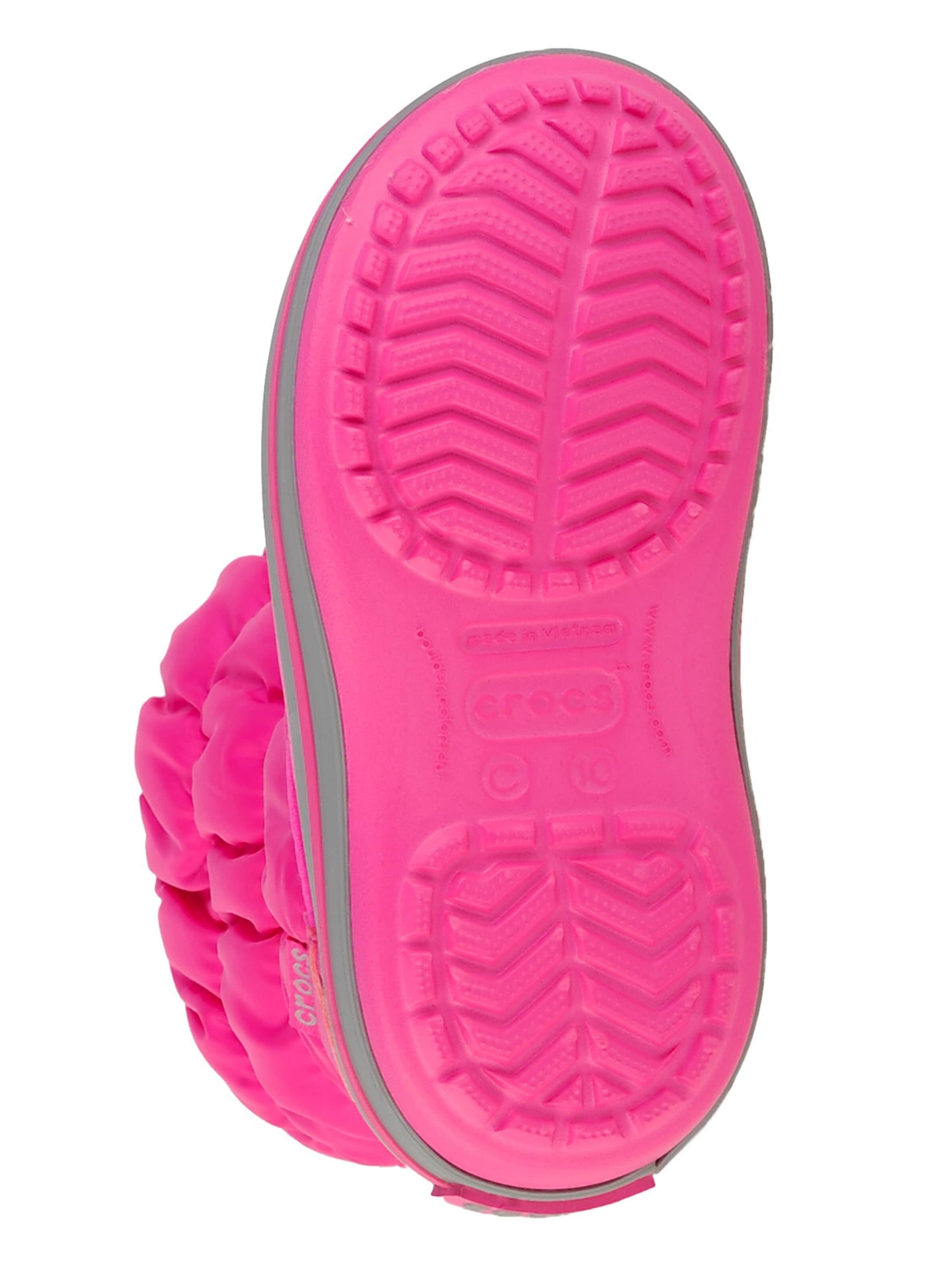 Crocs Boot 'Crocs Winter Puff Boot Kids' in Pink