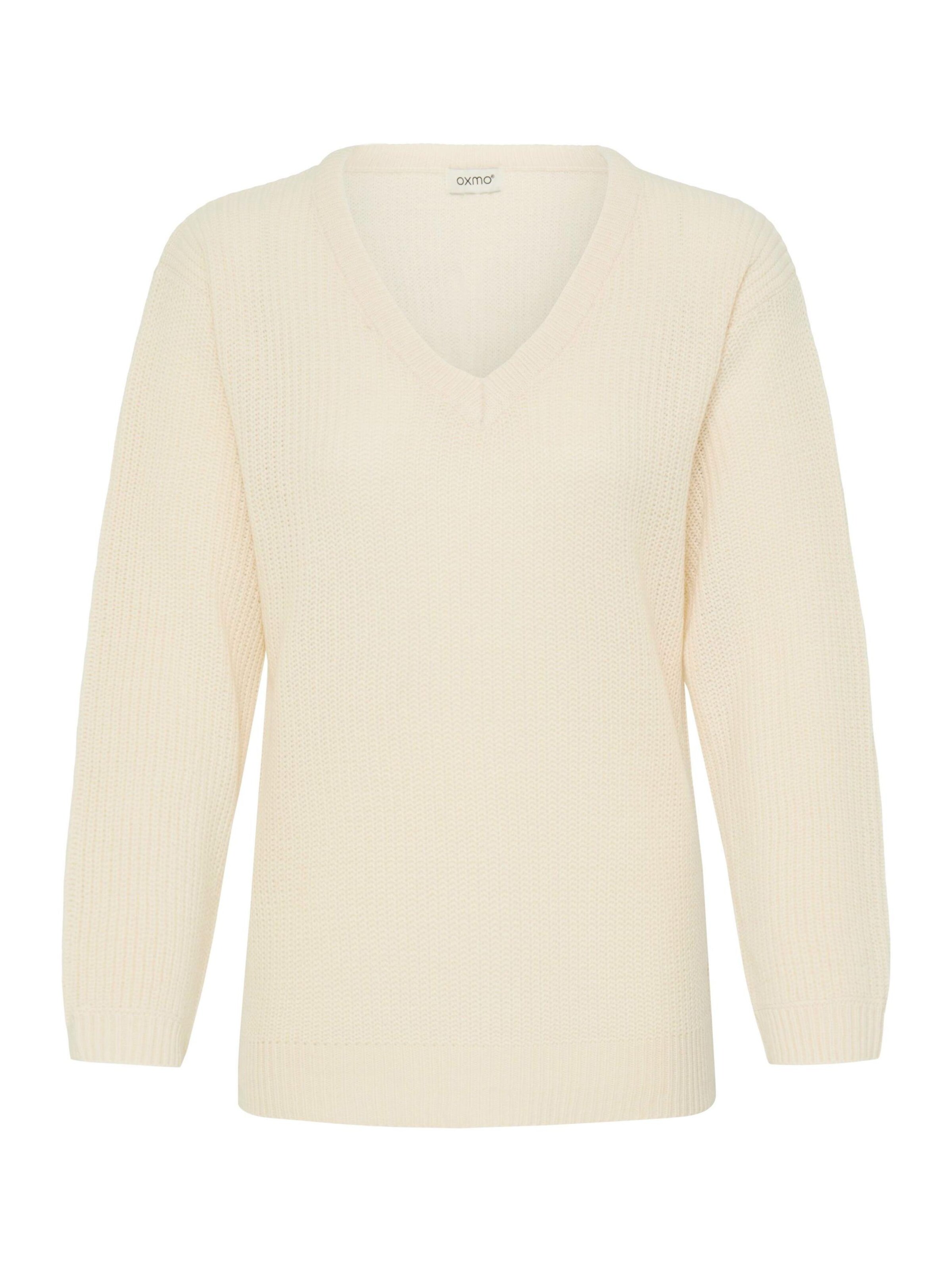 Pull-over ' OXISANDIE LS ' Oxmo en beige : devant