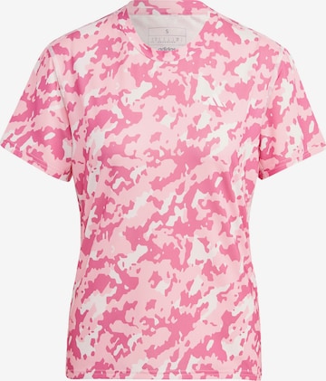 T-shirt fonctionnel 'Own the Run Camo' ADIDAS PERFORMANCE en rose : devant