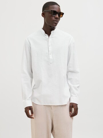 JACK & JONES Классический крой Рубашка 'JJESummer' в Белый: спереди