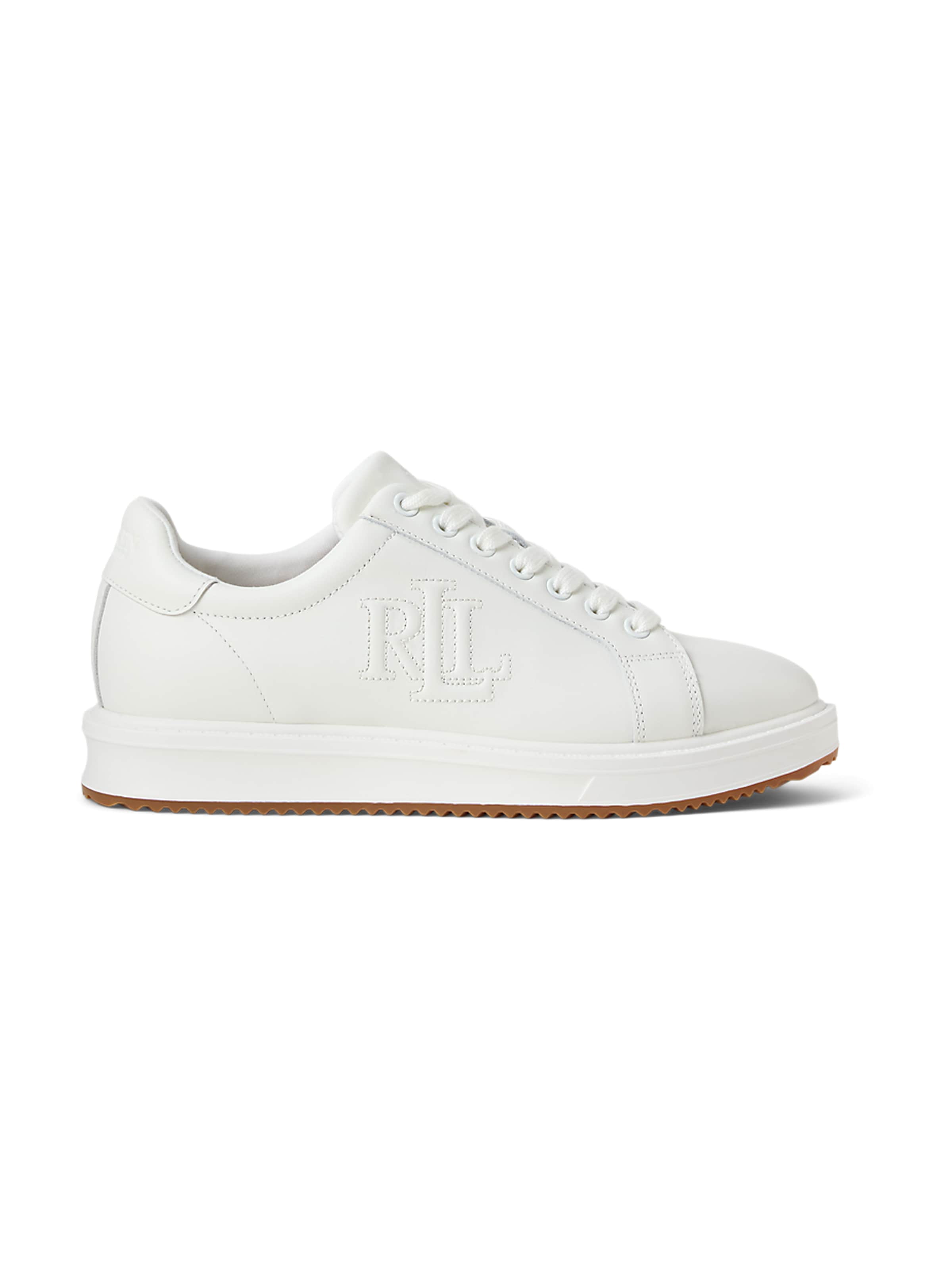 Baskets basses 'AINSLEY' Lauren Ralph Lauren en blanc
