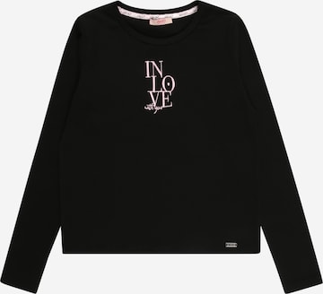 T-Shirt Liu Jo en noir : devant