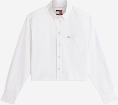 XS-S dydžio Palaidinė iš Tommy Jeans, spalva – tamsiai mėlyna / vyšninė spalva / balta, Prekių apžvalga
