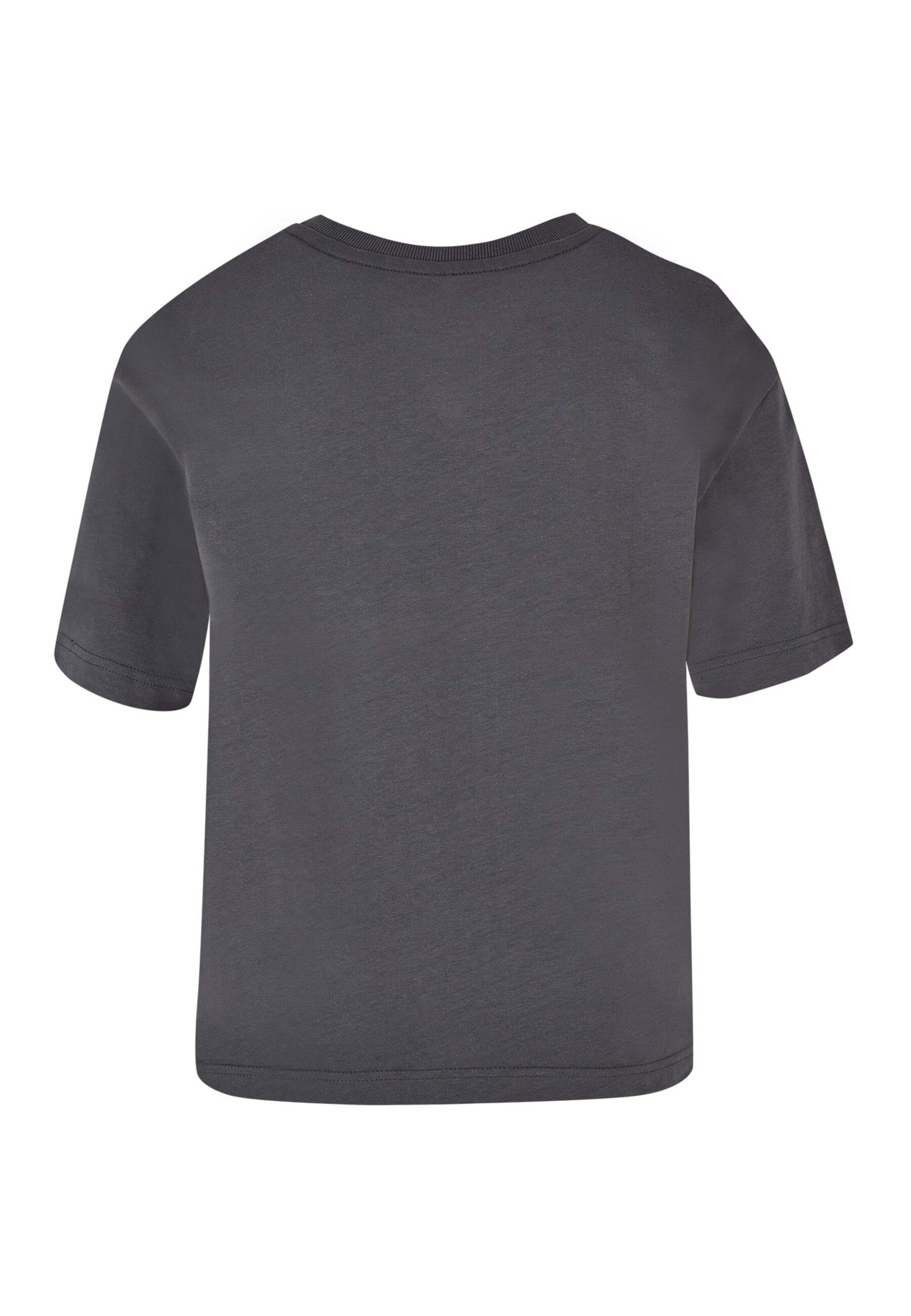 Merchcode Shirt 'Leopard Heart' in Grey