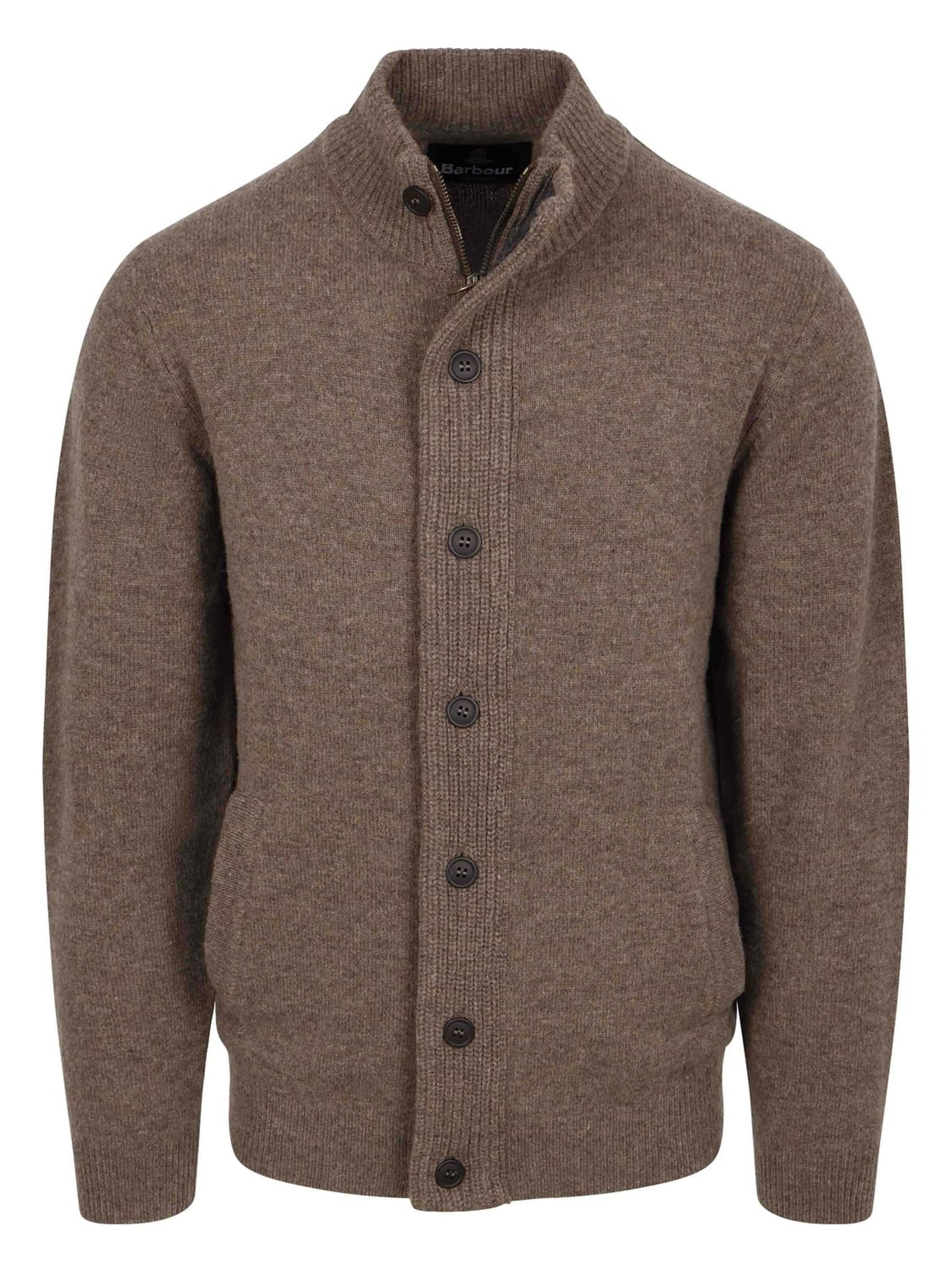 Barbour Strickjacke‌ in Braun: Vorderseite