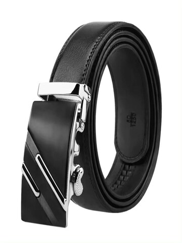 LOFTY Gürtel 'Ledergürtel'‌‌‌‌ in Schwarz: Vorderseite