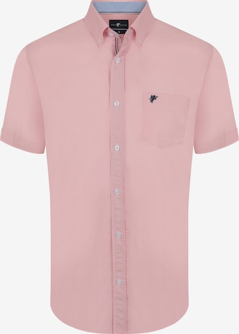 DENIM CULTURE Button Up Shirt 'Arlen' in Pink: front