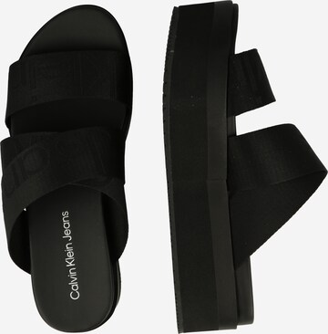 Calvin Klein Jeans Pantofle – černá
