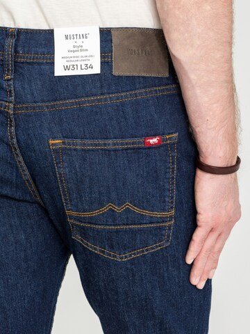 MUSTANG Slimfit Jeans 'Vegas'‌‌‌‌‌‌‌‌‌ in Blau