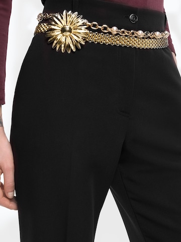 regular Pantaloni 'PINKO PETALO PANTALONE FLUIDO PANTALONE' di PINKO in nero