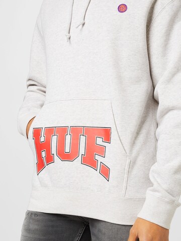 HUF Sweatshirt 'DRAFT' in Grau