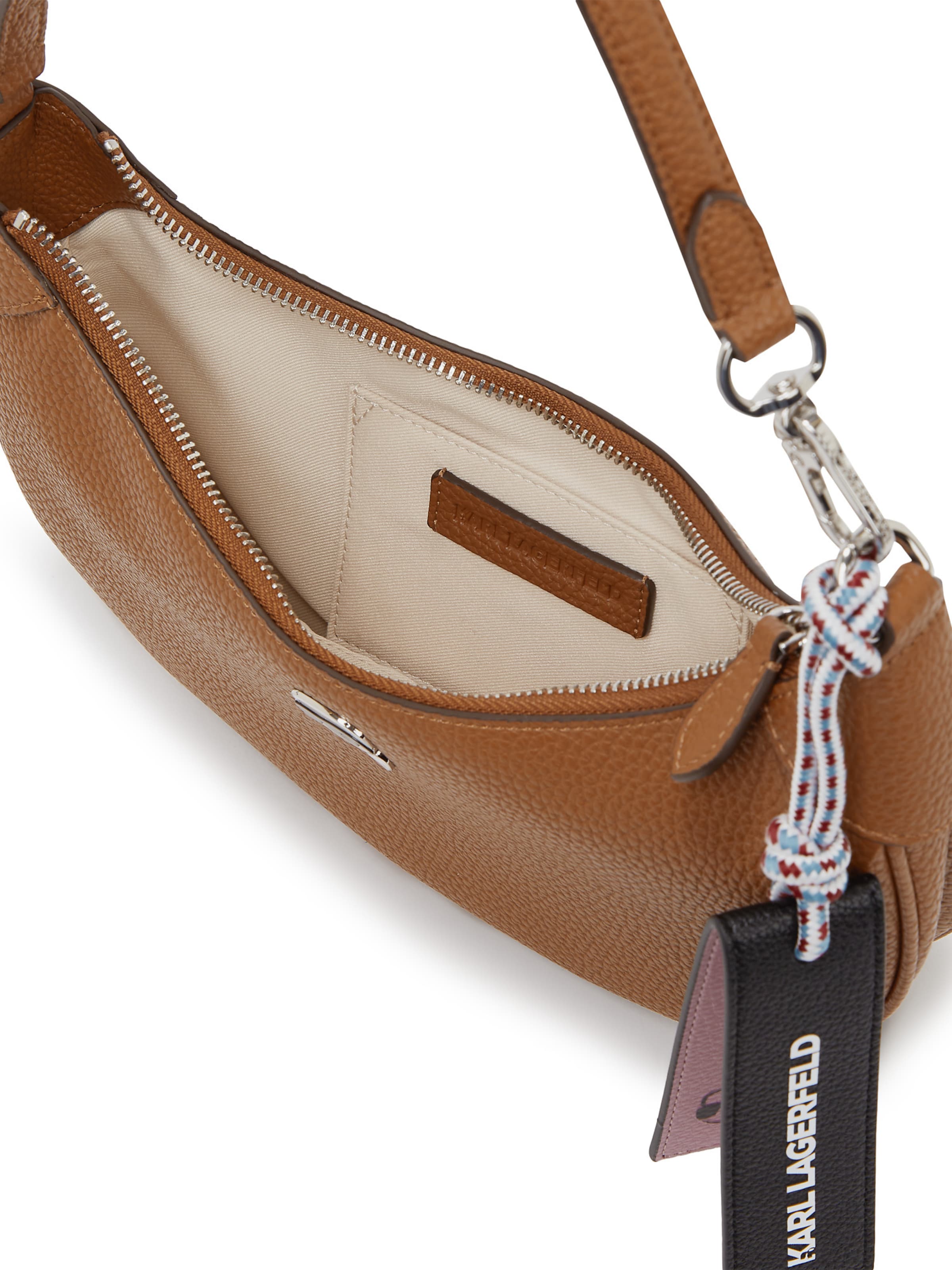 Karl Lagerfeld Torba za čez ramo | rjava barva