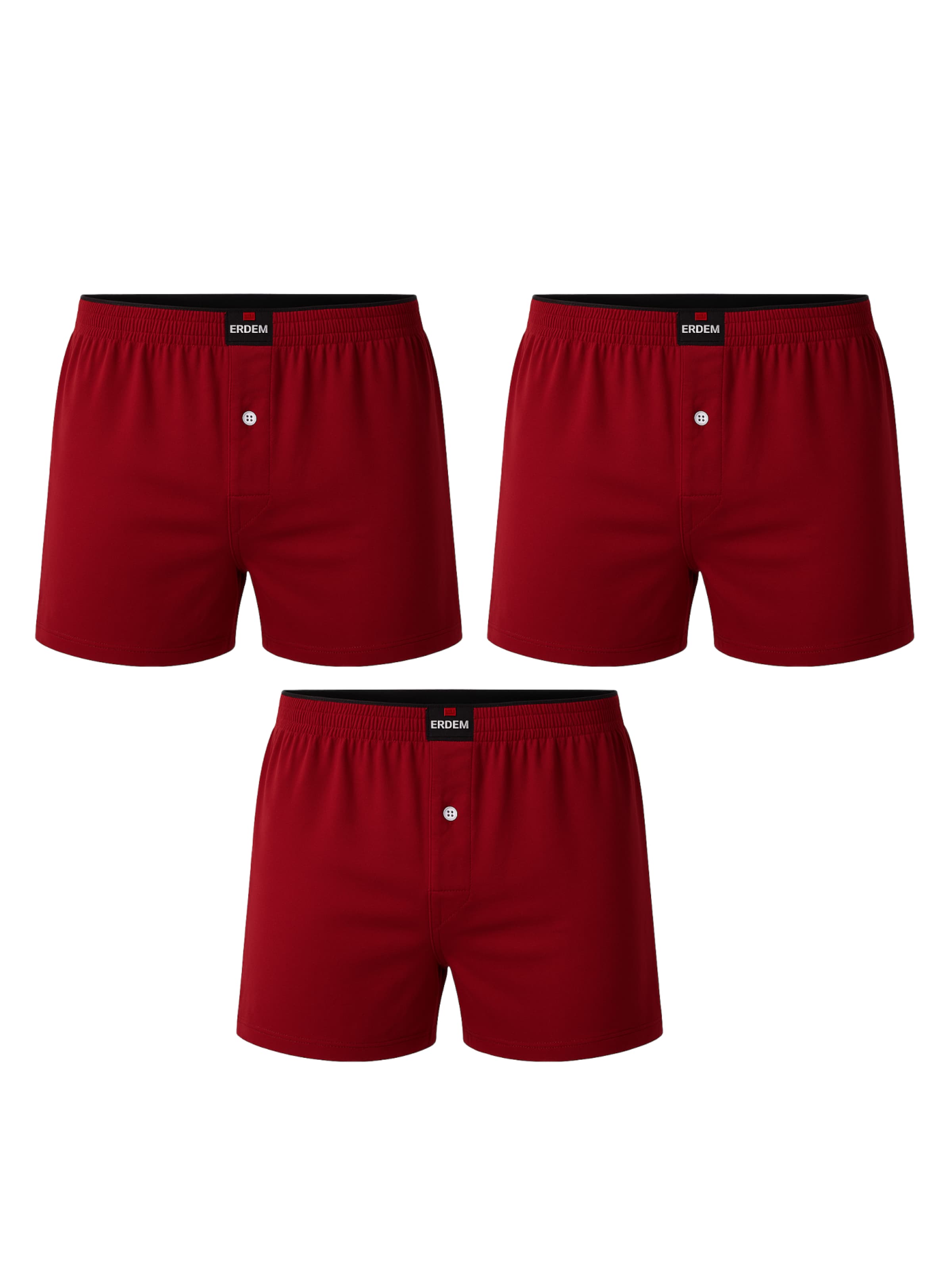 Erdem Boxershorts in Rood: voorkant