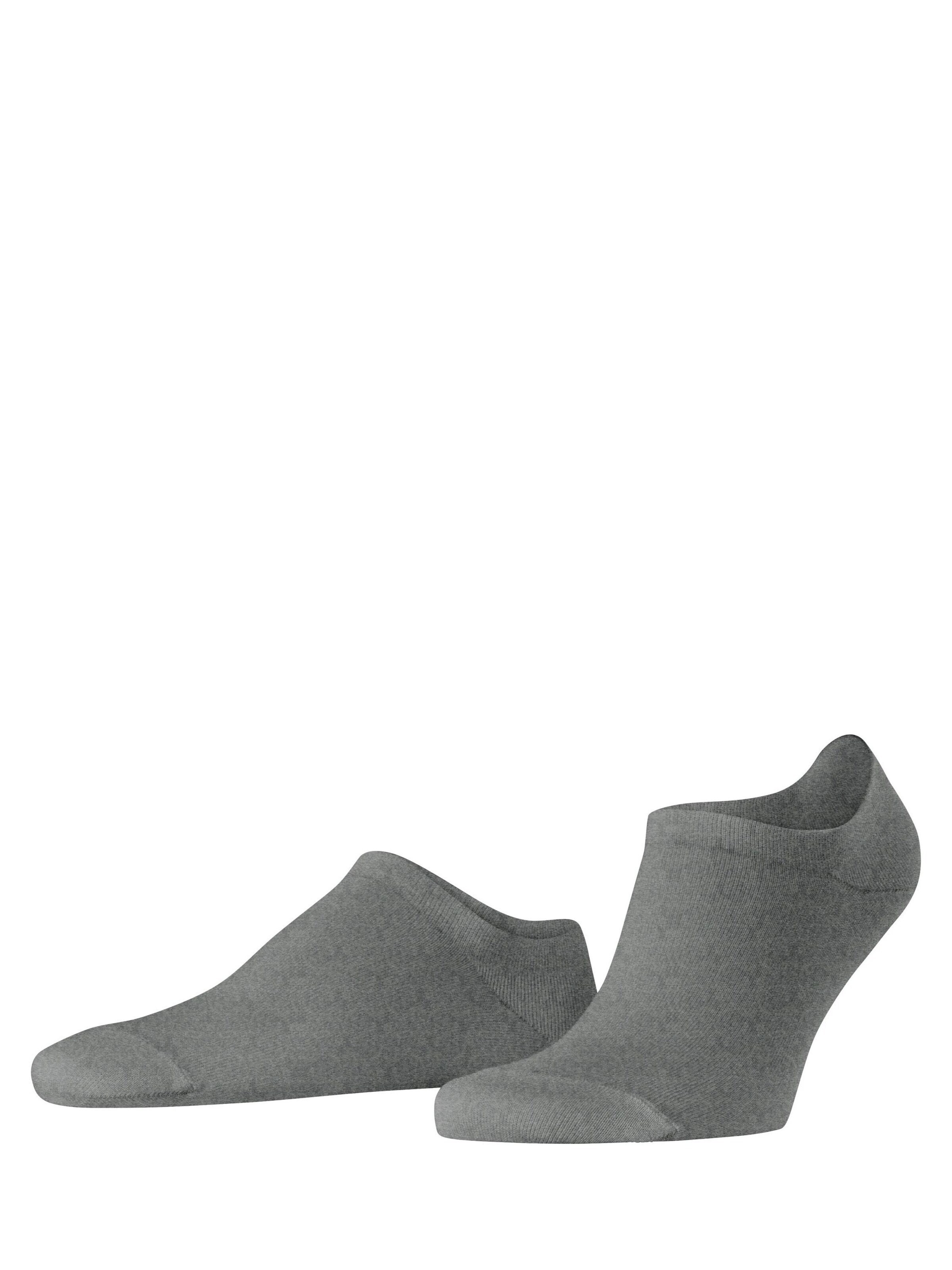 FALKE Ankle Socks 'Family' in Grey: front