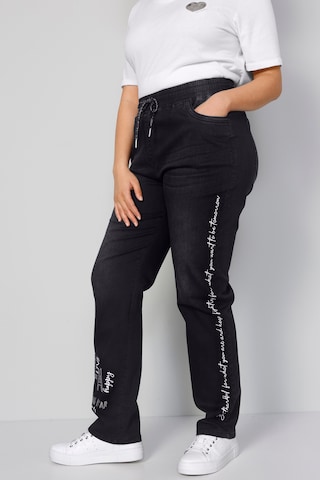 Regular Pantalon MIAMODA en noir