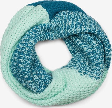 styleBREAKER Schlauchschal '2-Farbiges Ombré Strick Loop' in Blau: Vorderseite