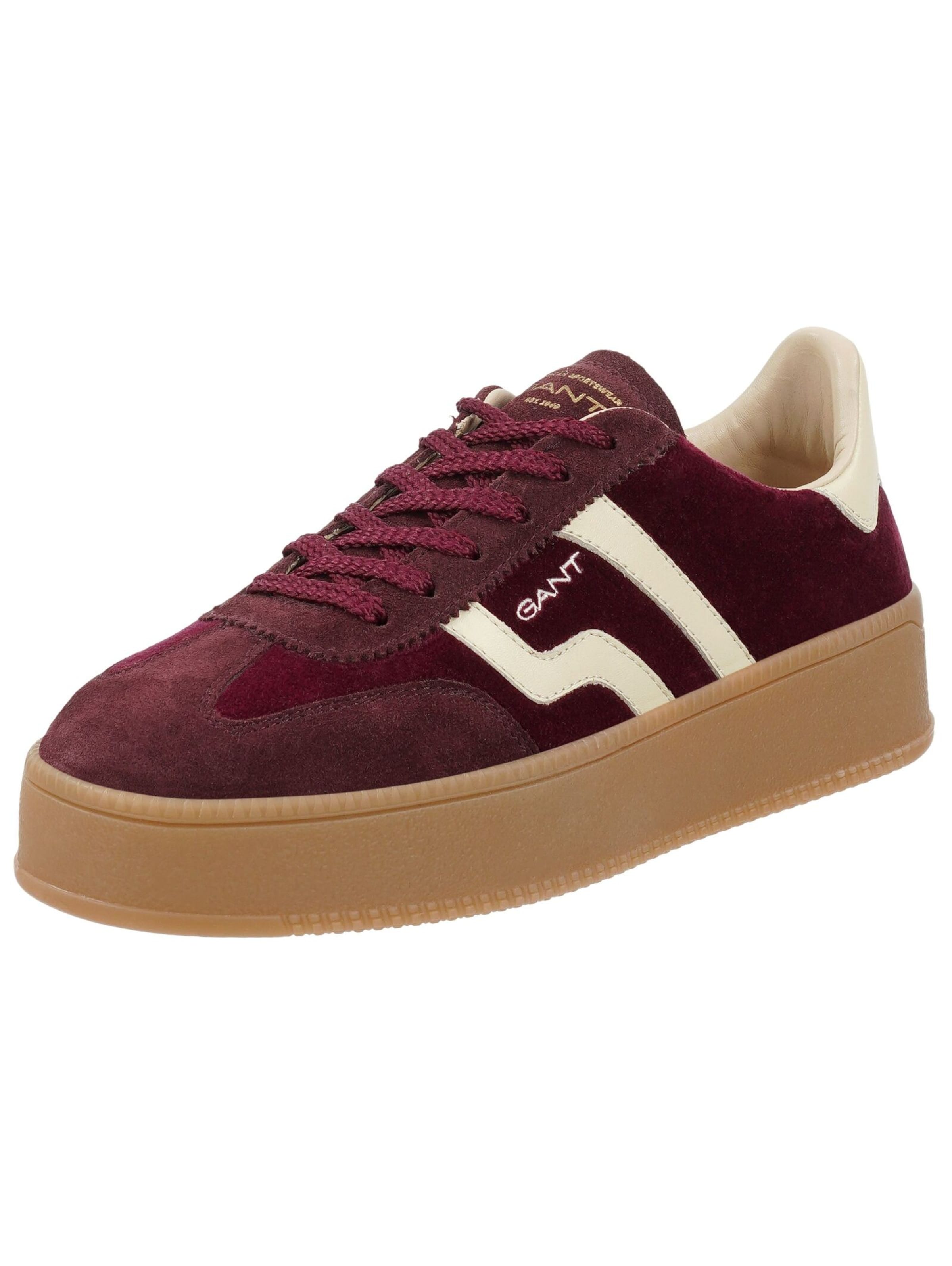 GANT Baskets basses en 36 en rouge / blanc, Vue avec produit