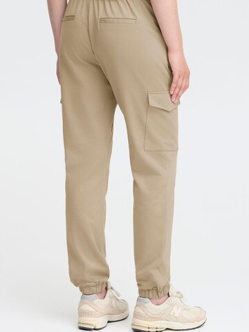 Tapered Pantaloni cargo 'Henni' di Oxmo in beige
