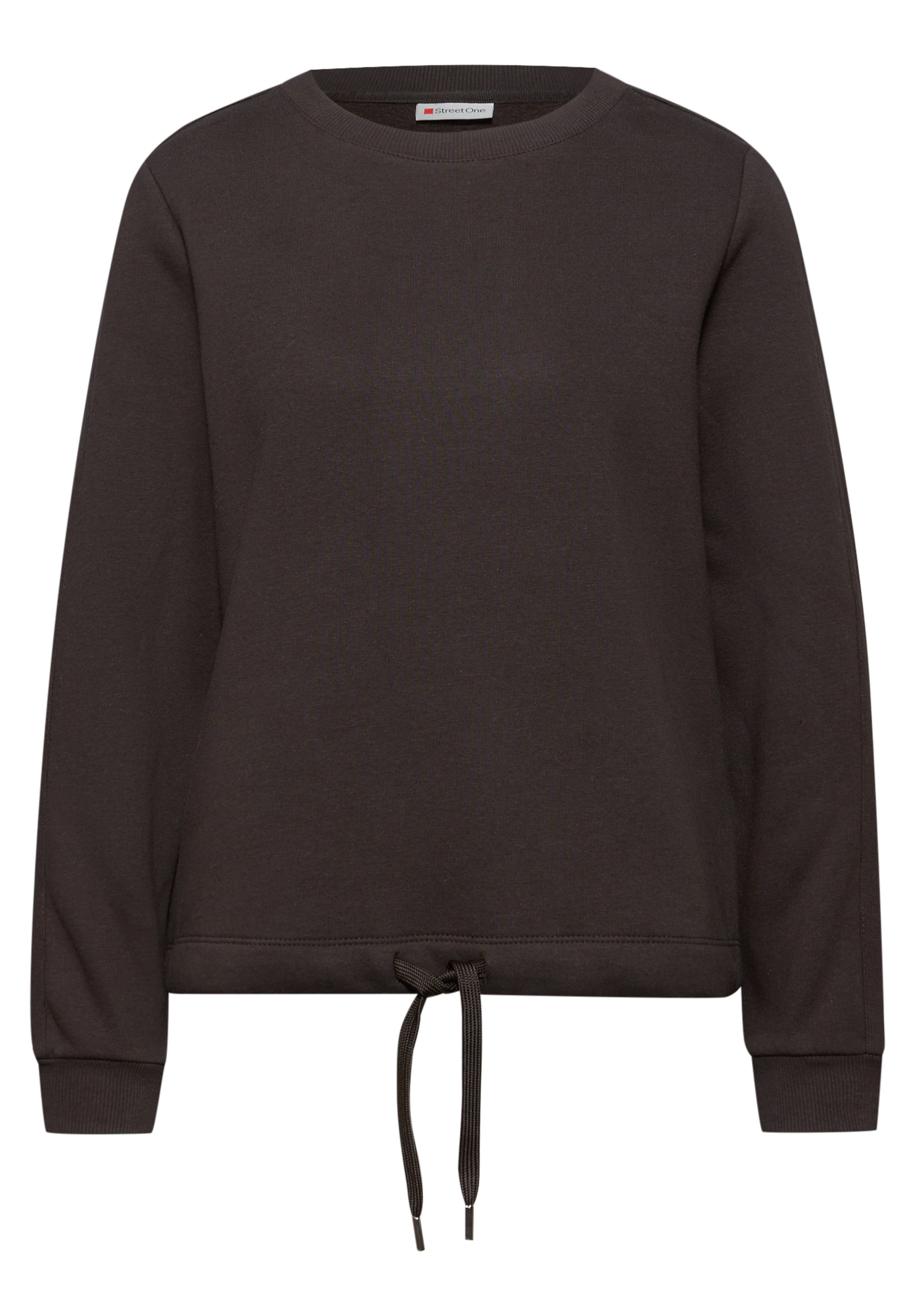 STREET ONE Sweatshirt in Brown: front
