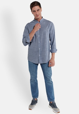 Steffen Klein Regular fit Button Up Shirt in Blue