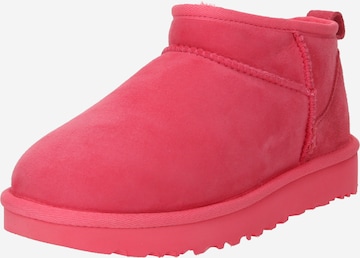 UGG - Botas de nieve 'ULTRA MINI' en rosa: frente