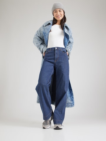 Wide leg Jeans 'PARIS' de la NÜMPH pe albastru