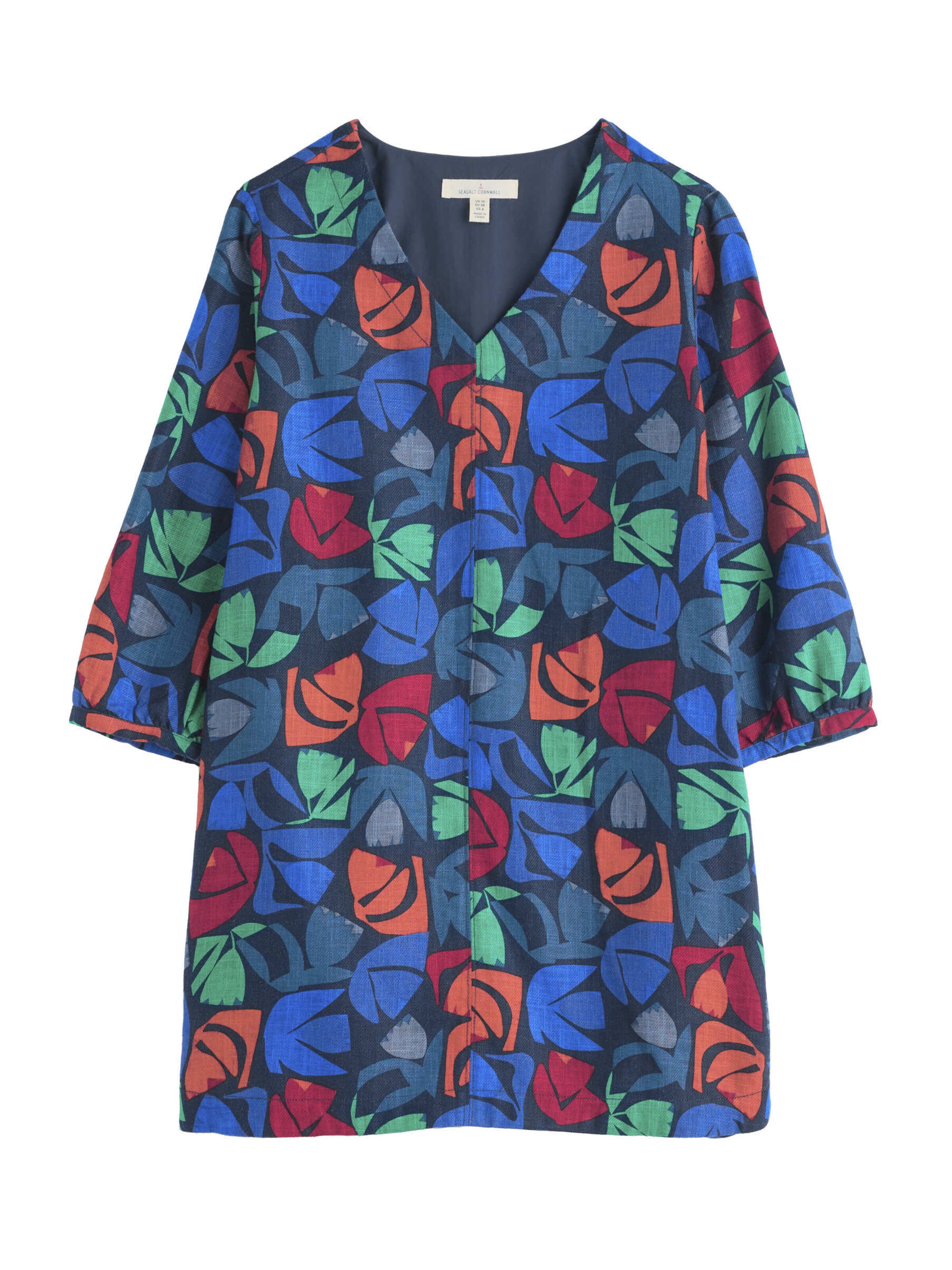 Seasalt Cornwall Tunika 'Loganberry' värissä sininen: etupuoli
