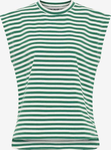 DreiMaster Maritim Majica | zelena barva: sprednja stran