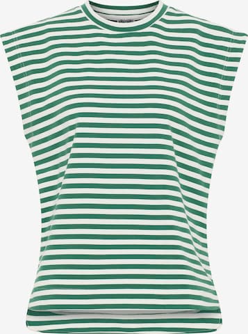 T-shirt DreiMaster Maritim en vert : devant