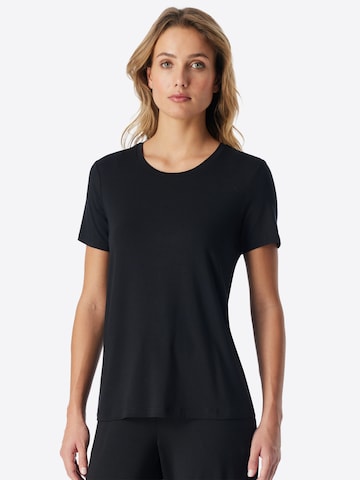 Chemise de nuit ' Mix Relax ' SCHIESSER en noir : devant