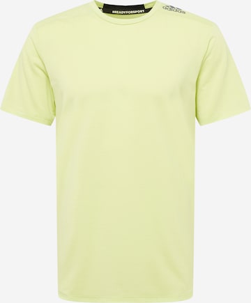 ADIDAS SPORTSWEAR Performance Shirt 'Designed for Training' in Green: front