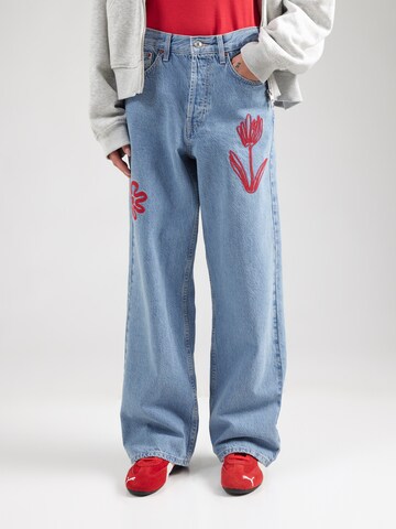 TOPSHOP - Pierna ancha Vaquero en azul: frente