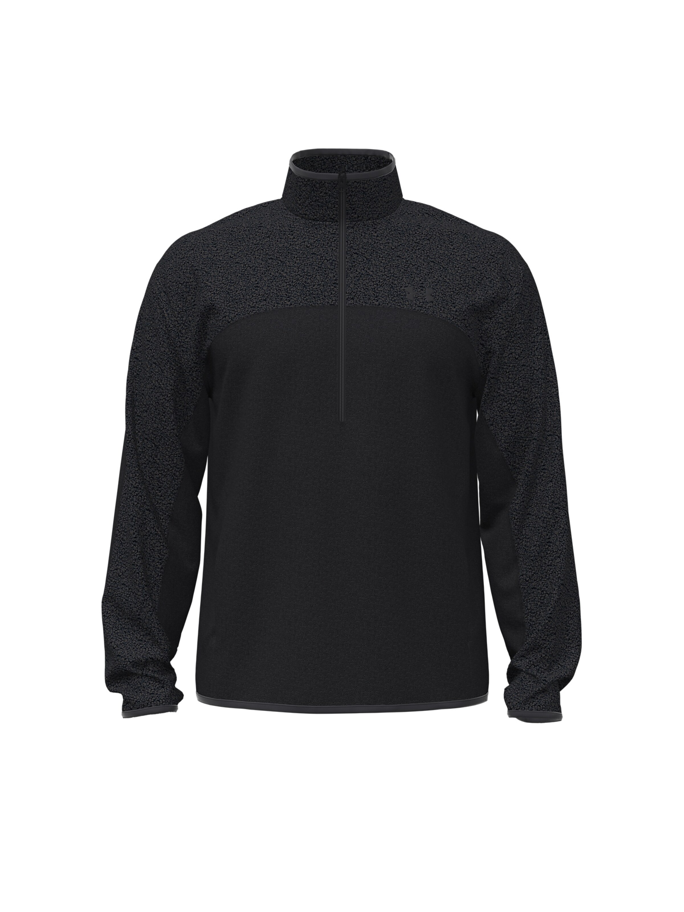 UNDER ARMOUR Sportsweatshirt in Zwart: voorkant