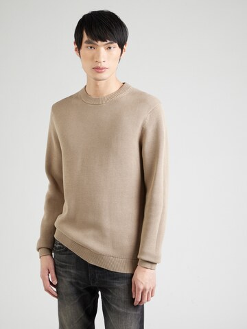 Pullover 'SLHDane' di SELECTED HOMME in beige: frontale
