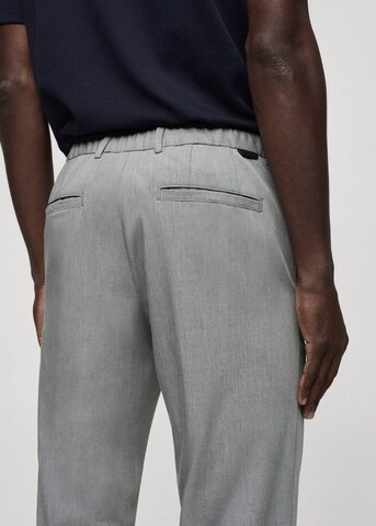 MANGO MAN Slim fit Pants 'Bologna' in Grey