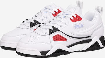 FILA Platform trainers in White: front