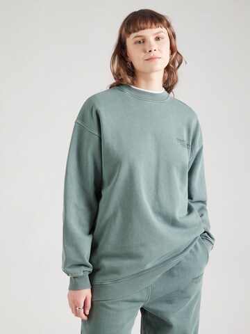 Sweat-shirt TOPSHOP en vert : devant