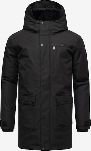 Cappotto invernale 'Netaan XX' di STONE HARBOUR in nero: frontale