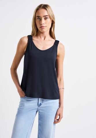 STREET ONE Top in Blau: Vorderseite