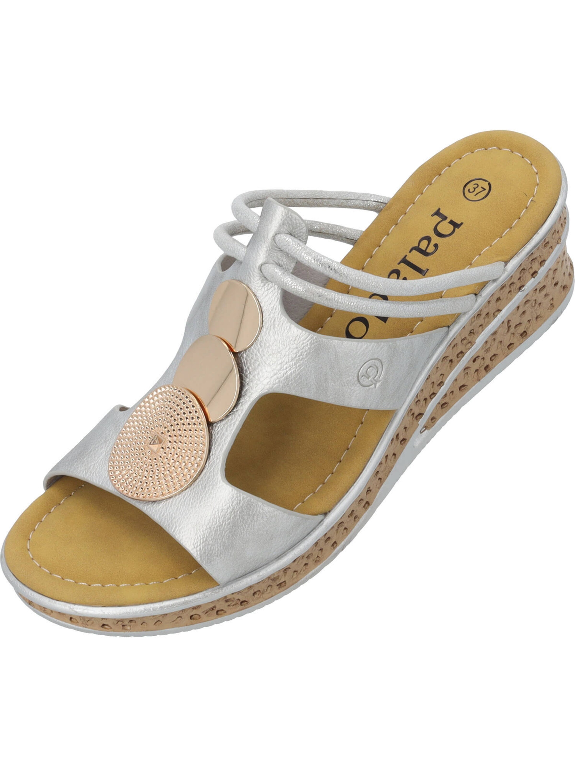 Palado Mule 'Siolma' in Silver: front